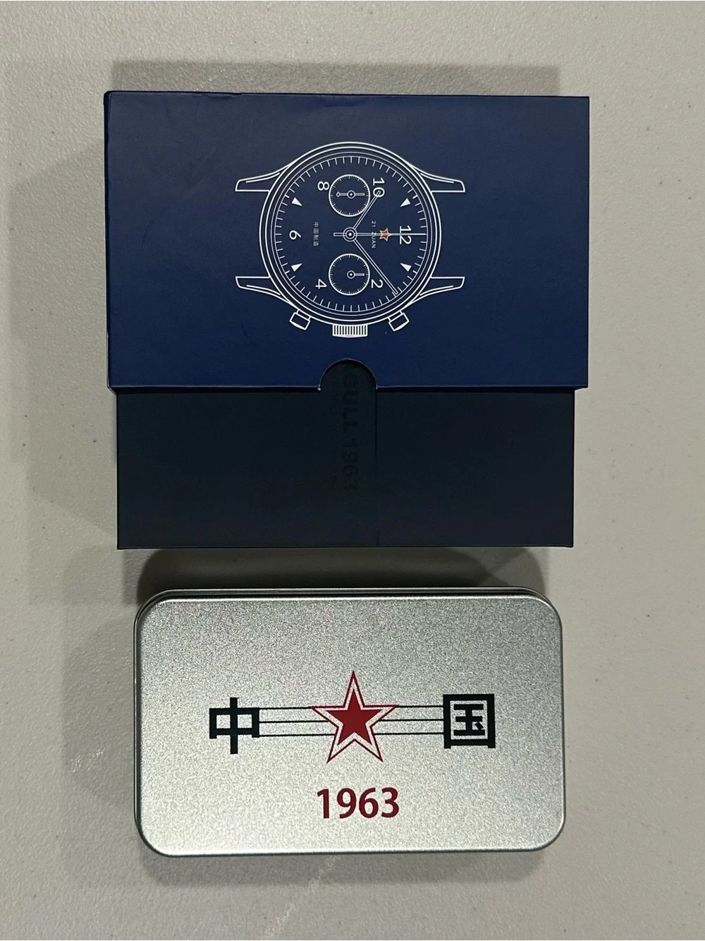 Seagull 1963 Bronze 40mm Lume Chronograph Sapphire Blue Hands
